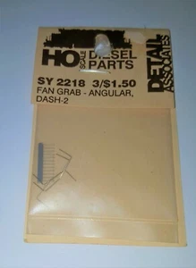 detail associates ho scale FAN GRAB ANGULAR DASH 2 KIT SY 2218 - Picture 1 of 2