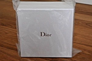 Christian Dior White Gold Gift Empty box 9 inches high and 3.5 inches depth - Picture 1 of 8
