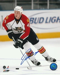 JAY BOUWMEESTER SIGNED FLORIDA PANTHERS 8X10 PHOTO - Picture 1 of 1