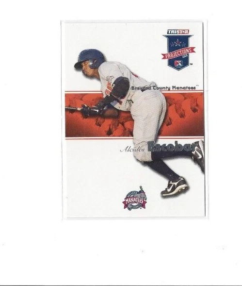 Tarjeta de proyecciones Alcides Escobar Tristar Royals Brewers Brevard County Manatíes Foto 1 de 1