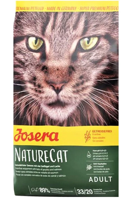 (€ 5,90/kg) Josera NatureCat Katzenfutter getreidefrei m. Geflügel & Lachs 10 kg - Bild 1 von 1