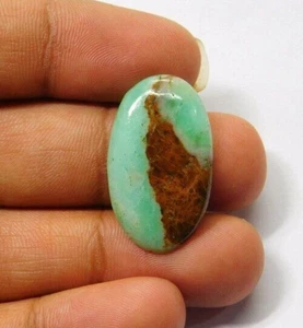 Bio Chrysoprase Cabochon Loose Chrysoprase Gemstone For Jewelry 14 Cts. ME-8328 - Picture 1 of 4