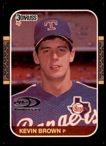 2001 Donruss Rookie Reprints 20th Kevin Brown /1987 Rangers #RR16 *Noles2148*