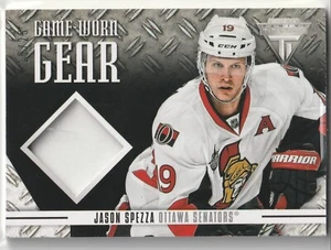 2012-13 Panini Titanium Game Worn Gear Patch #GGJS2 Jason Spezza 15/25 Ottawa - Picture 1 of 1