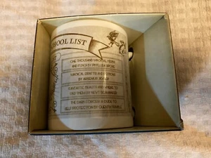 Harry Potter School Book List Themed Ceramic Mug - NEW - Picture 1 of 1