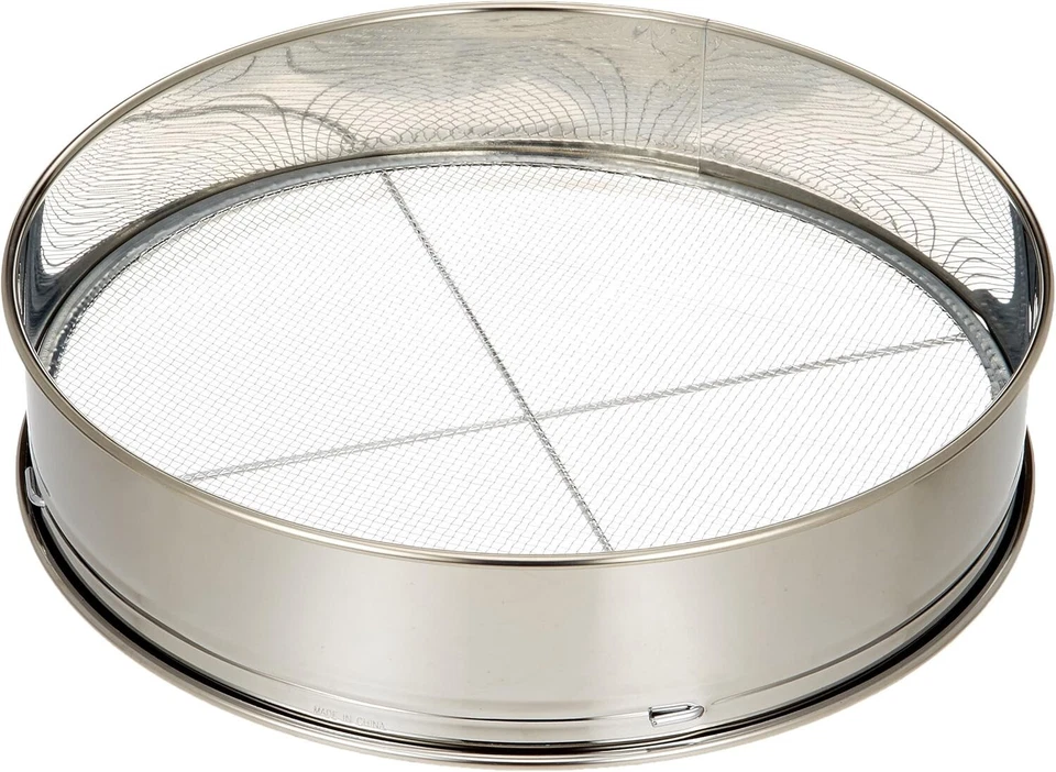 Senkichi Safe-deposit 3 Stainless Soil Sieve 12inch for Bonsai