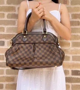 Louis Vuitton Trevi Handtasche Damier PM braun 2-Wege Schultertasche Umhängetasche - Bild 1 von 16