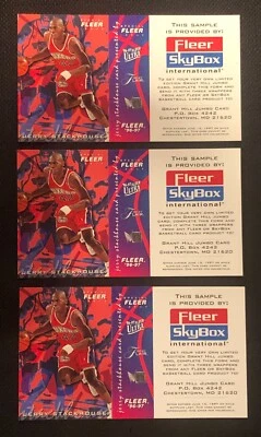 (3)x Jerry Stackhouse 1996-97 Special Fleer Issue Promotional Basketball Cards - Image 1 of 2