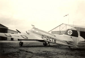 AGO Ao 192 - German Luftwaffe - 1939 - Photo Magnet - Picture 1 of 2