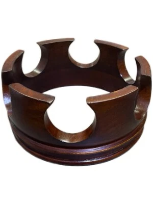 CORONA CROWN PARA SHANGO CHANGO CEDRO DECORADA RELIGION YORUBA ifa