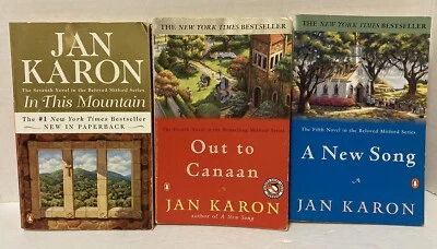 Lot Of 3 Jan Karon At Home in Mitford Series PB Books # 1 #4 #5 - Imagem 1 de 4