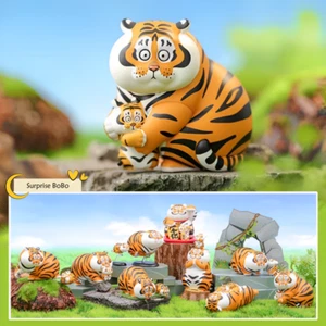 52TOYS Panghu Fat Tiger with Baby Series 1 Happy Moment Confirmed Blind Box Toy - Picture 1 of 14