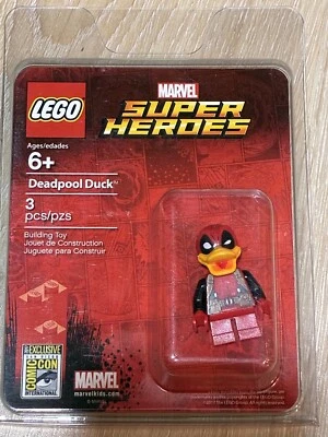 LEGO Deadpool Duck SDCC Comic-Con 2017 Minifigure - BRAND NEW In Package - Image 1 of 2