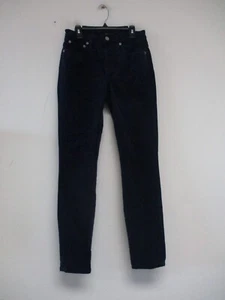 J Crew Women's Pants Size 25 Blue Corduroy Skinny Stretch Casual 25x28 - Picture 1 of 11