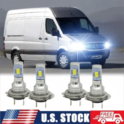 Para Dodge Sprinter 2500 3500 07-09 Bombillas LED Lámpara de Reemplazo Alta y Baja Foto 1 de 4