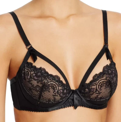 Dita Von Teese Madame X Underwire Bra sz 32D / EU 70D black D58945 - Image 1 of 4