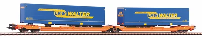 Piko 58979 HO Gauge Expert Wascosa T3000e LKW Walter Bogie Trailer Wagon VI - Image 1 of 2