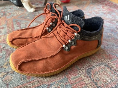 Adidas Anzo Low Salmon Suede Felt Stitch Lined Shoe US Men’s Size 11 Rare! - Image 1 of 4