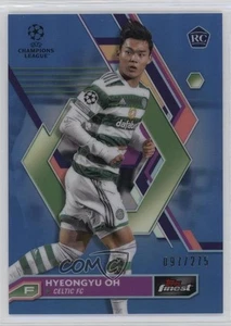 2022 Finest UEFA Club Competitions Sky Blue Refractor /275 Hyeongyu Oh Rookie RC - Picture 1 of 4