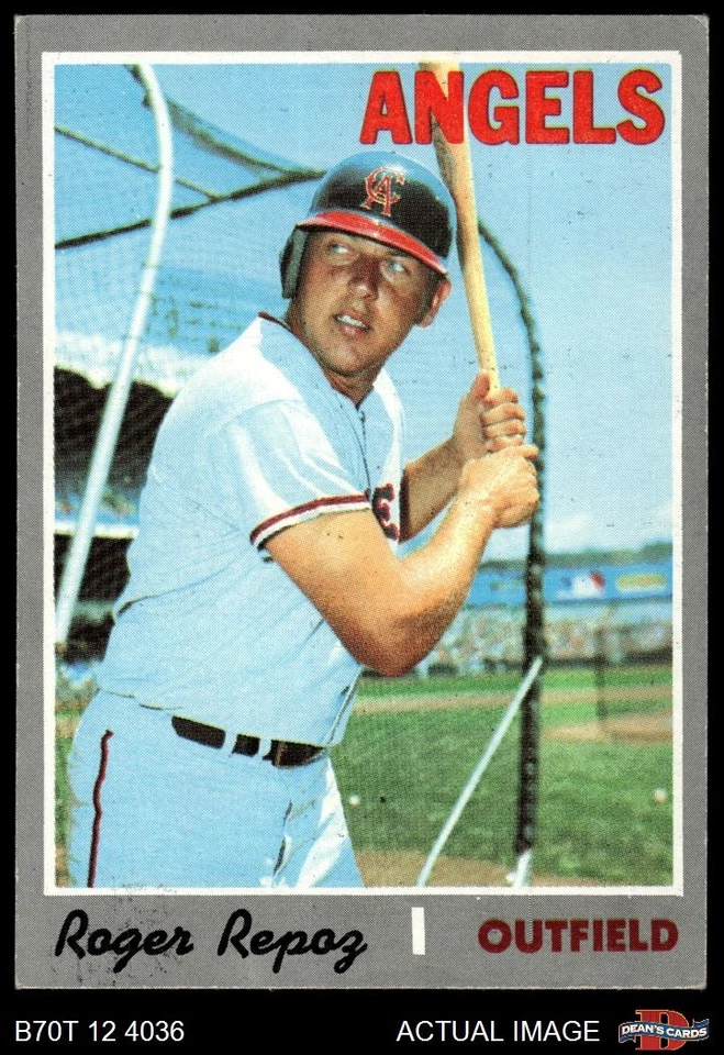 1970 Topps #397 Roger Repoz Angels 6 - EX/MT - Image 1 of 1