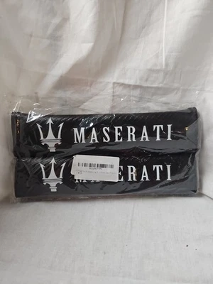 Maserati Carbono Cubierta de Cinturón de Seguridad Correa para el Hombro Cojín Almohadilla Arnés Foto 1 de 4