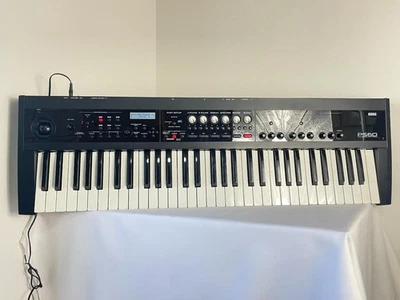 KORG PS60 Music Keyboard Synthesizer  Color Black Good Condition Used from Japan - Image 1 of 4