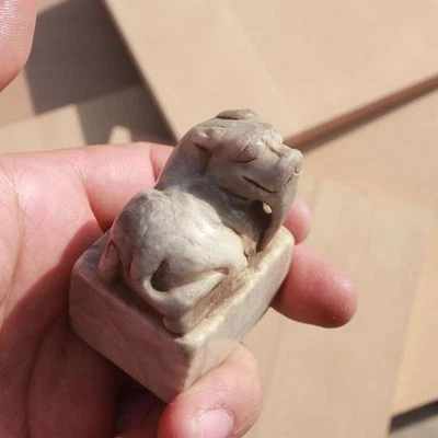 Sello de jade antiguo chino de $450 164 g Foto 1 de 4