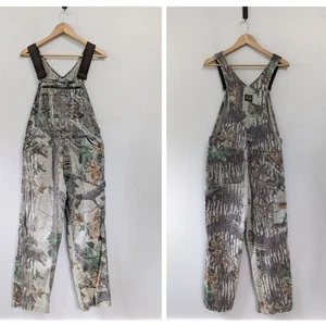 Vintage Walls X Realtree Camo Corduroy Overalls Retro Hunting Thrashed Mens S - Picture 1 of 16