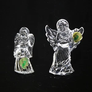Lot of 2: Waterford Crystal Millenium Angel, 2015 Angel Ornament - Picture 1 of 3