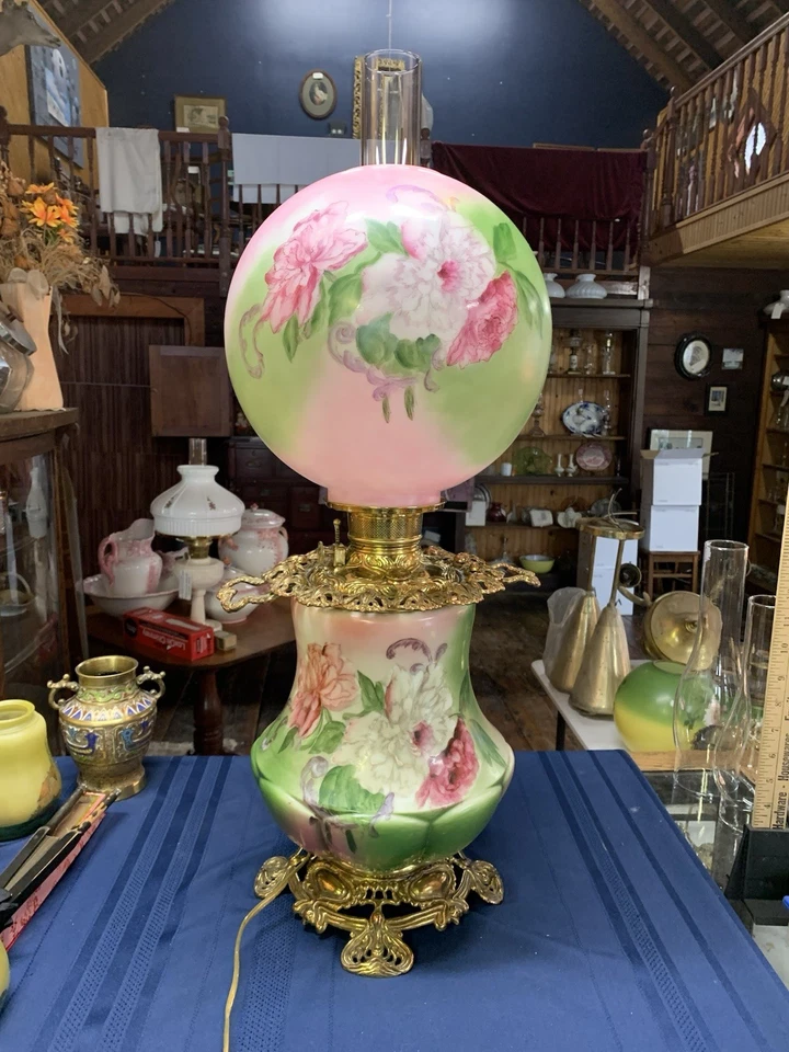 Lámpara de aceite electrificada grande Lo que el viento se llevó Foto 1 de 4