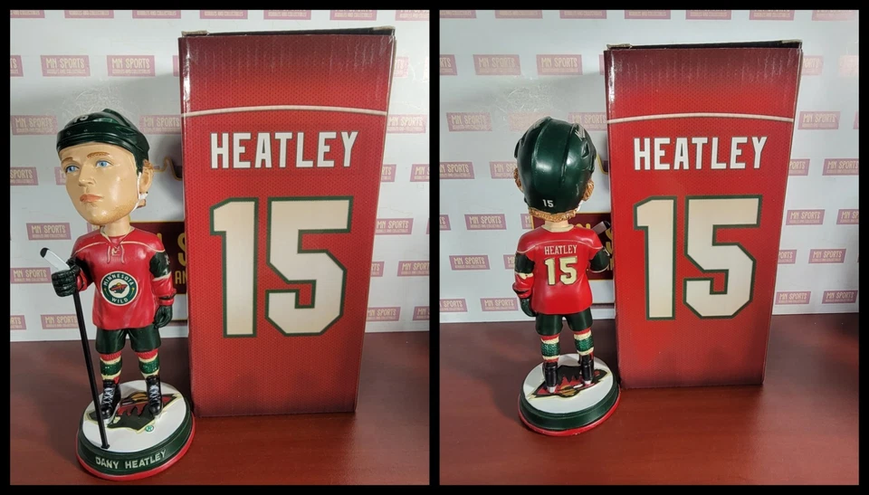 Lote x2 Bobblehead Dany Heatley SGA Minnesota Wild Foto 1 de 1