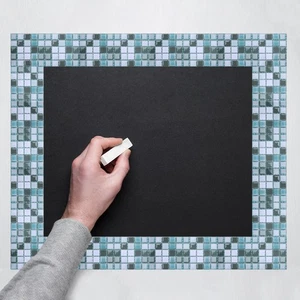  2 Rotoli Adesivo Bordo Plaid Bordo A Scacchi per Bachecheche Lavagna - Foto 1 di 18