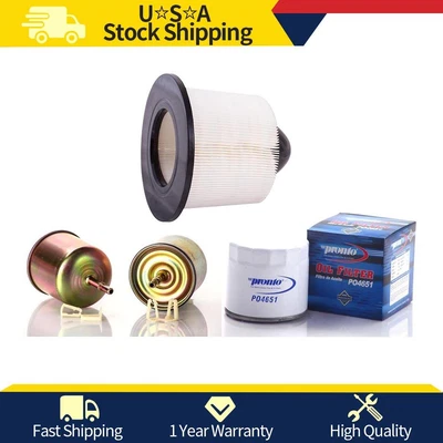 Filtro de aceite de motor Filtro de aire Filtro de combustible Pronto Se adapta a Ford Excursion 2000 2001_tt Foto 1 de 4