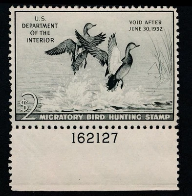 UNITED STATES (US) RW18 MINT VF HINGED $2 GRAY BLACK - Image 1 of 2