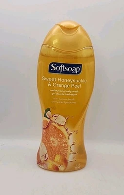 Softsoap Sweet Honeysuckle & Orange Peel Moisturizing Body Wash 18 fl oz/532 mL - Image 1 of 3