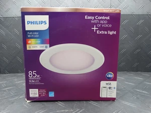 Philips 5in/6in LED Color Changing 85W Dimmable Smart Wi-Fi Recessed Light Kit - Picture 1 of 9