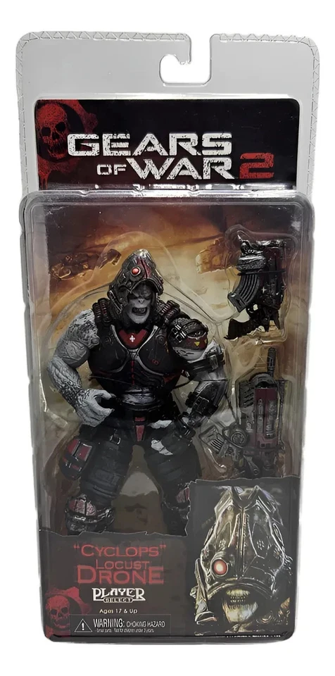 GEARS OF WAR 2 CYCLOPS LOCUST DRONE NECA BOX DAMAGED - Bild 1 von 1