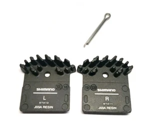 Pastillas de freno de disco SHIMANO J03A con aletas de refrigeración - 1 juego (Y8Z298010) O.E.M nuevas - Imagen 1 de 1