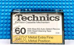 TECHNICS 60 MX METAL TYPE IV 1979 LEERKASSETTE TAPE (1) (VERSIEGELT) - Bild 1 von 4
