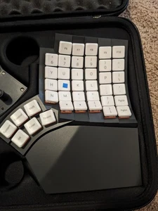 MoErgo Glove80 Ergonomic Keyboard Revision 2 - Red Pro Low Force + Travel Case - Picture 1 of 10