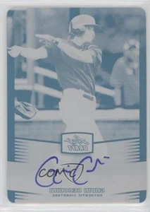 2012 Leaf Metal Draft Printing Plate Black 1/1 Gavin Cecchini #BA-GC1 Auto 0t3 - Picture 1 of 3