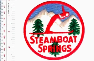 Skiing Steamboat Springs Ski Resort Colorado Promo Patch - Picture 1 of 1