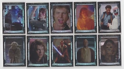 2015 Topps Star Wars Masterwork 10 Card Defining Moments Rainbow DM1 DM10 /299 - Image 1 of 2