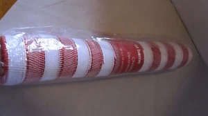Decorative Mesh Red White 18" x 10 yards Stripe Christmas Valentines Day NIP - Picture 1 of 5
