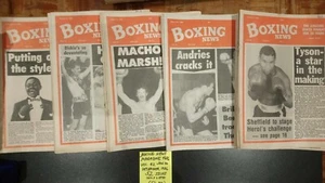 Boxing News Magazine Vol 42 1986 52 Issues Jan-Dec 1986 Complete - Picture 1 of 8