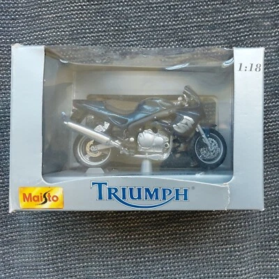Maisto Triumph Sprint RS Motorcycle Metallic Dark Blue MIB SEALED 1:18 - Image 1 of 4