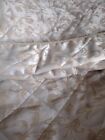Lovely CHAMPAGNE & GOLD Pattern Edged Bed/Sofa COVER 270cm x 230cm