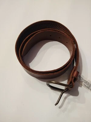 Новый American Eagle Outfitters натуральной кожи мужской ремень коричневый Sz M/L - Изображение 1 из 4