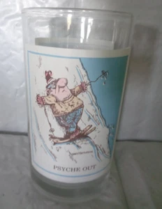 Vintage Pepsi - Psyche Out - Skiing - Sport Collector Series - Drinking Glass - Imagen 1 de 2