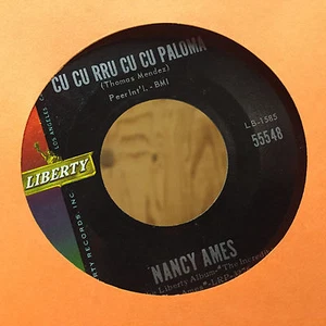 Nancy Ames Cu Cu Rru Cu Cu Paloma / Bonsoir Cher Soul Liberty 55548 - Imagen 1 de 2